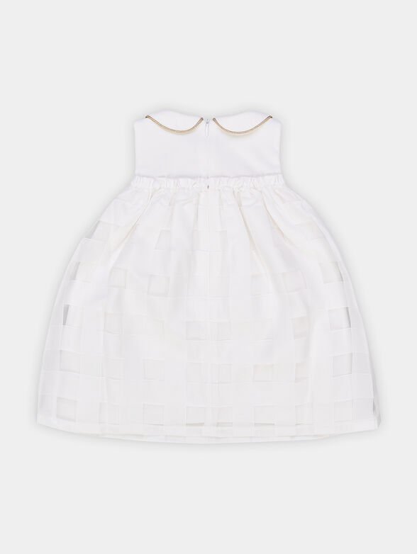 Two-piece dress with gold details - 3