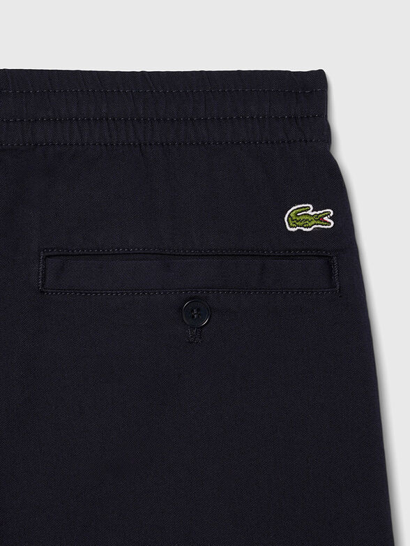 Straight trousers with elastic waist - 4