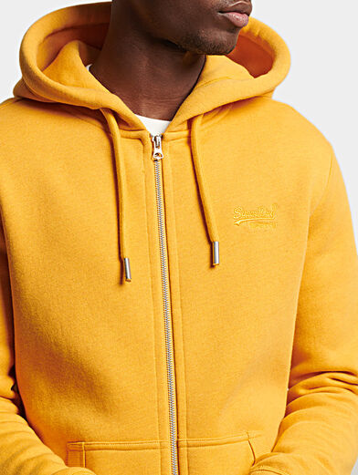 VINTAGE LOGO sweatshirt with hood and zip - 2