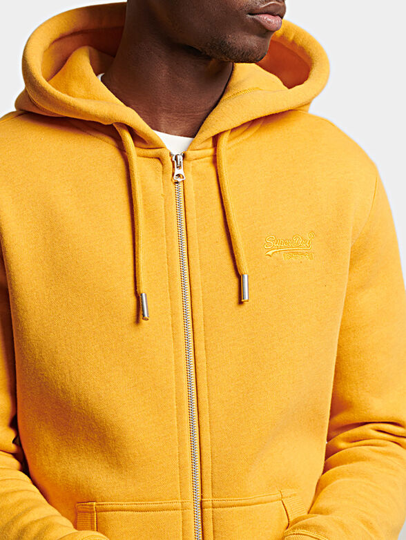 VINTAGE LOGO sweatshirt with hood and zip - 2