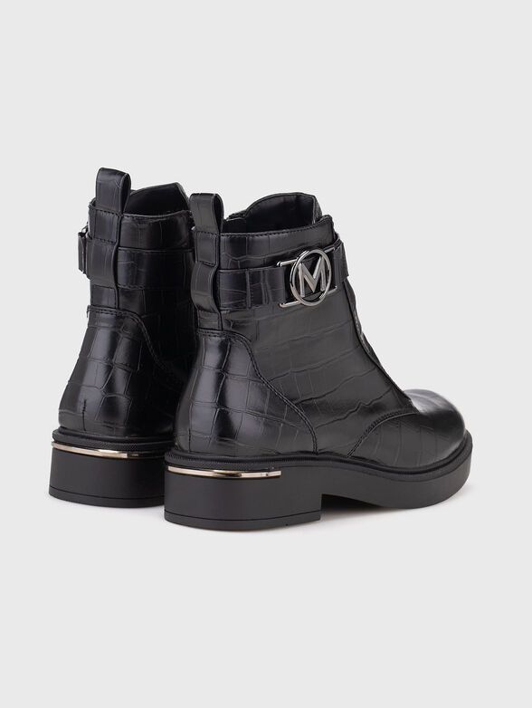 MICLA KASIA ankle boots with croco effect - 3