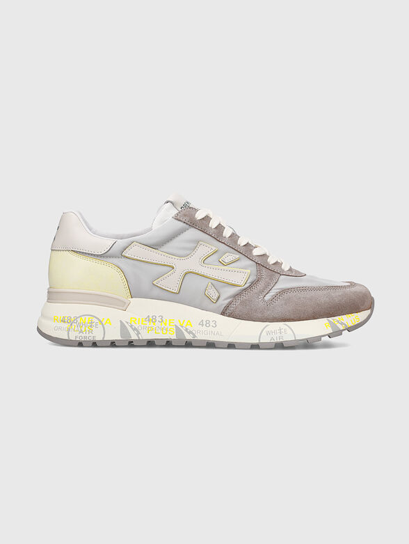 MICK suede sneakers with textile details - 1