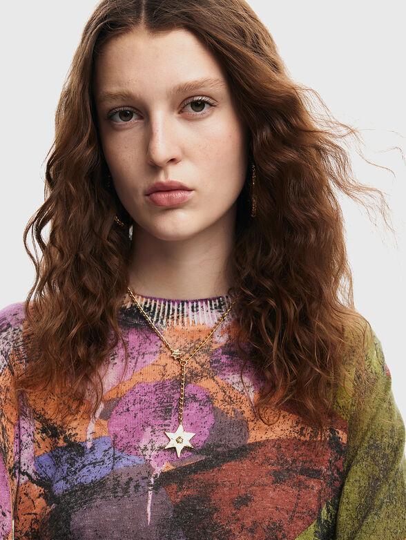 CAMO PETALS sweater - 4