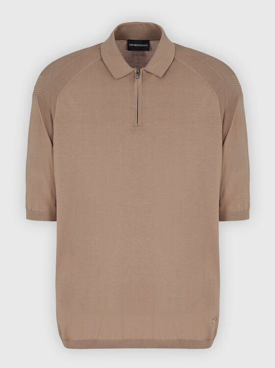 Polo shirt with silk blend - 1