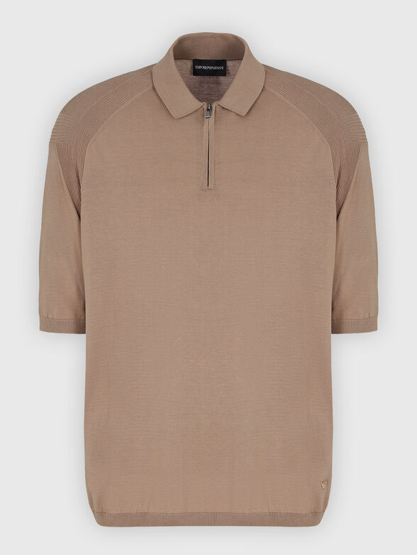 Polo shirt with silk blend - 1