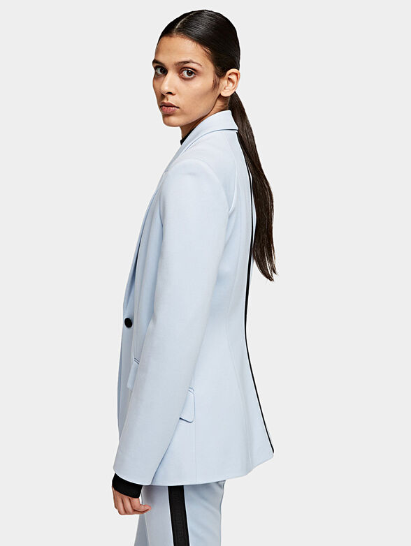 Punto jacket with branded tape - 3