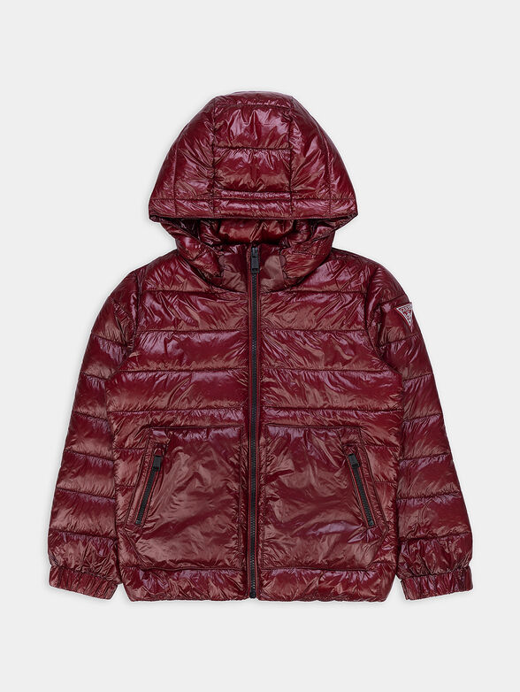 Quilted jacket with hood - 1