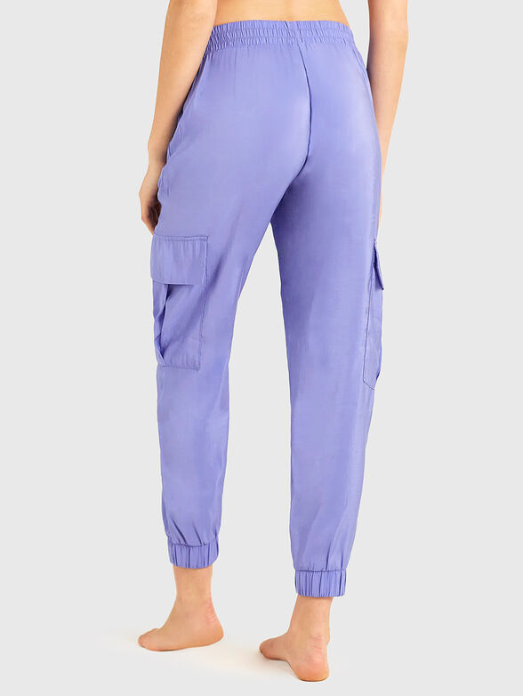 SUMMER GLAM cargo pants in black - 2