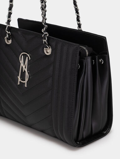 BDIVYA black bag with logo accent - 4