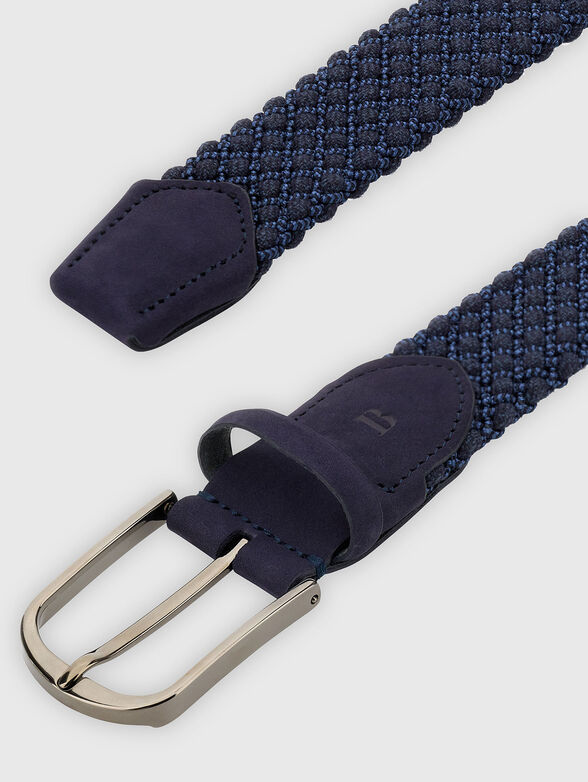 Braided belt in dark blue - 2