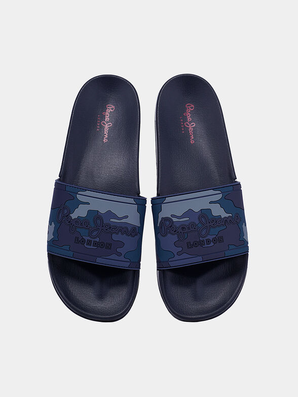 Beach slippers with camouflage motifs - 6