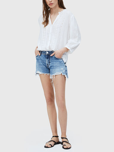 THRASHER DESTROY Shorts with distressed effect - 5