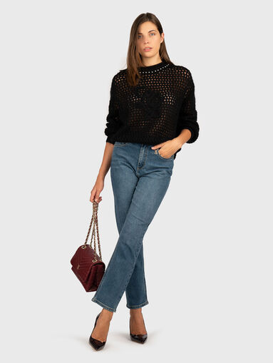 Straight jeans with mini logo - 5