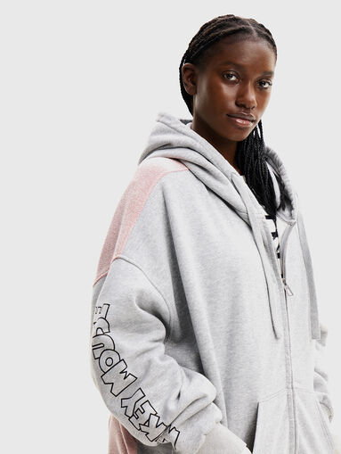 Sweatshirt with accent back  - 4