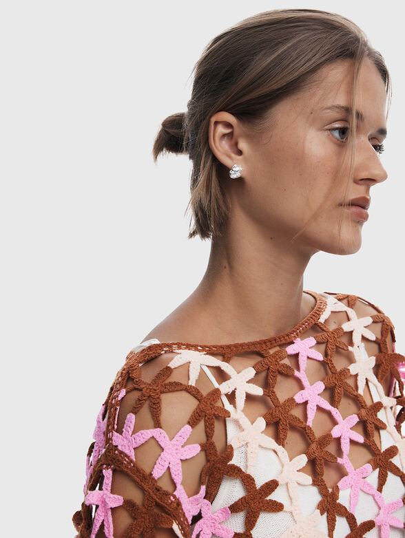 2-in-1 midi dress with removable top - 4