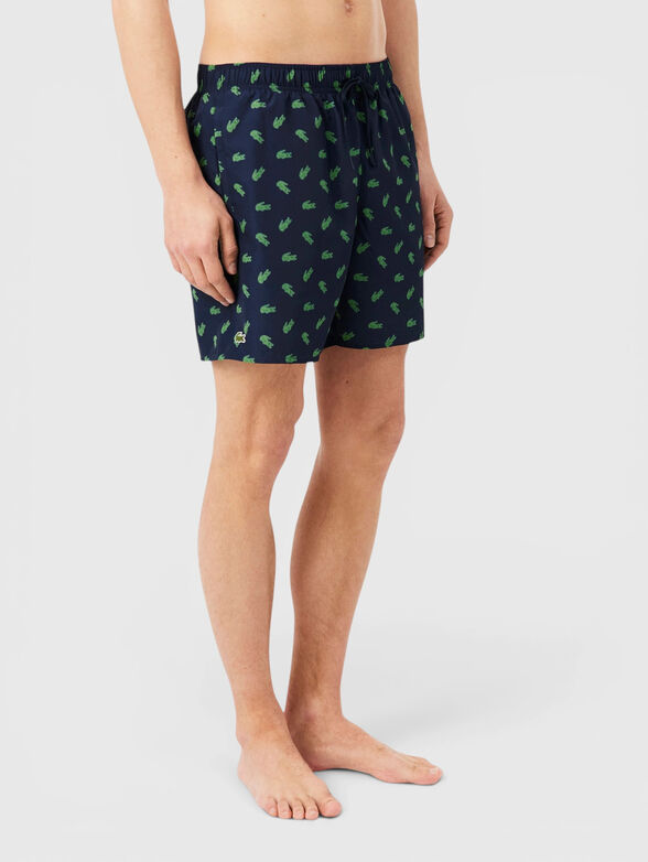 Light blue beach shorts - 1