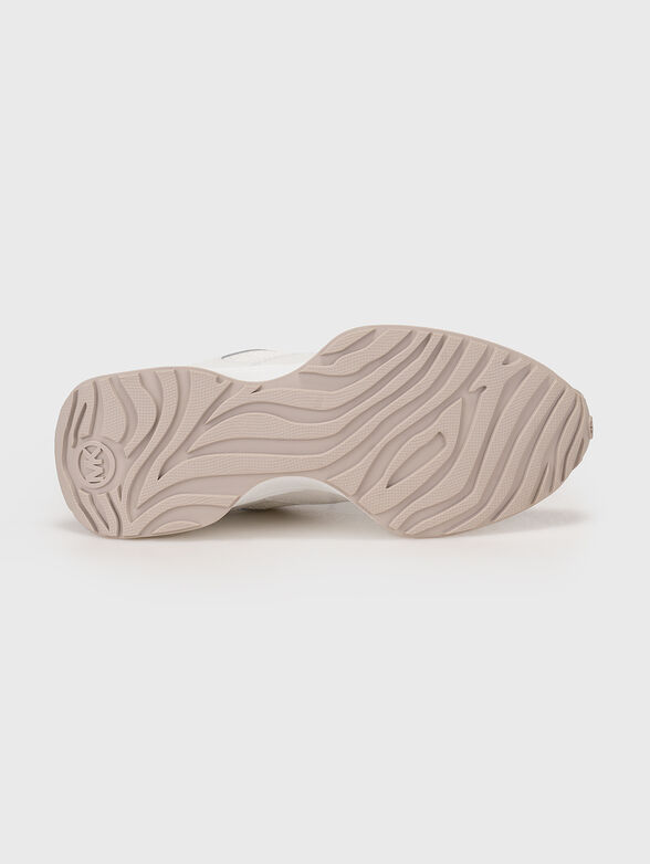 ARI leather and textile sneakers - 5