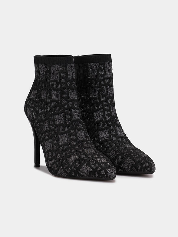 VICKIE 113 Ankle boots with logo print - 2