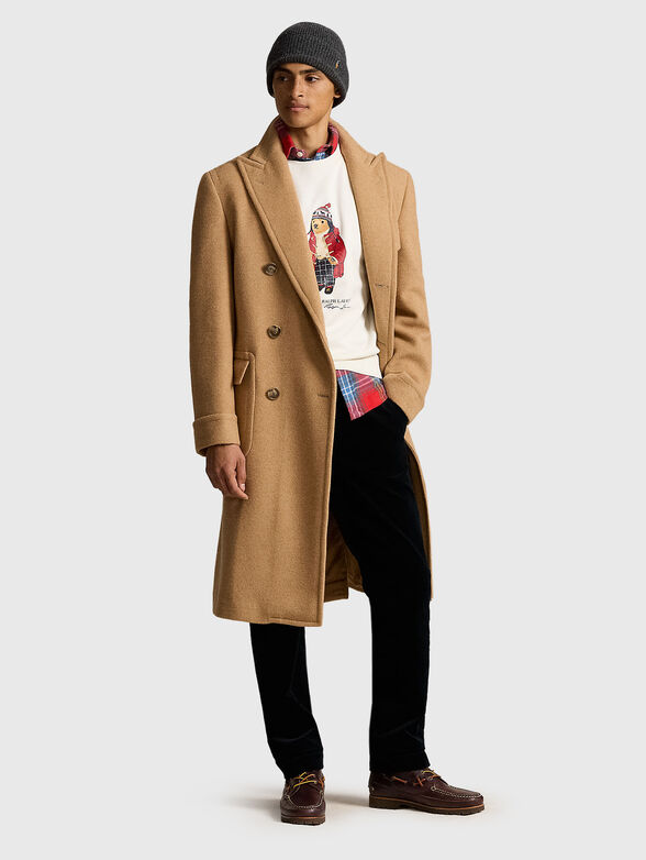 White sweatshirt with Polo Bear motif - 2