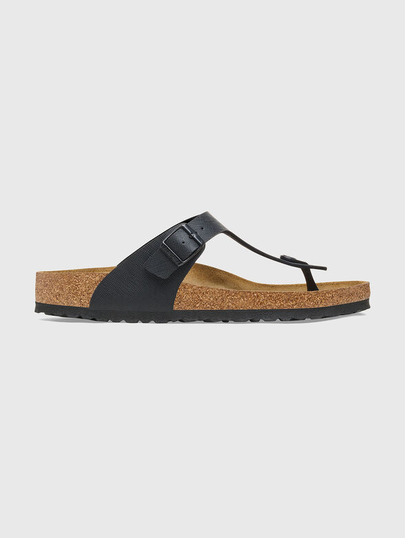 GIZEH slippers with saffiano effect - 1