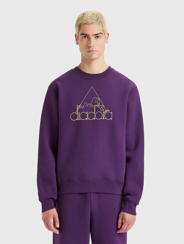 Unisex sweatshirt with logo print - 1