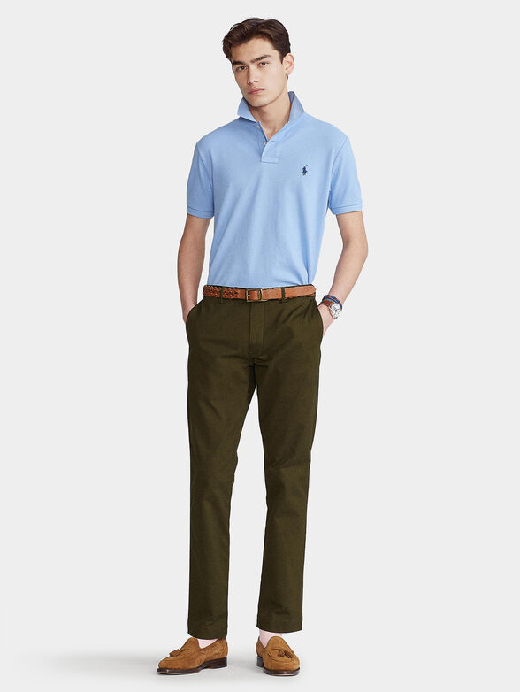 Sky blue polo-shirt - 4