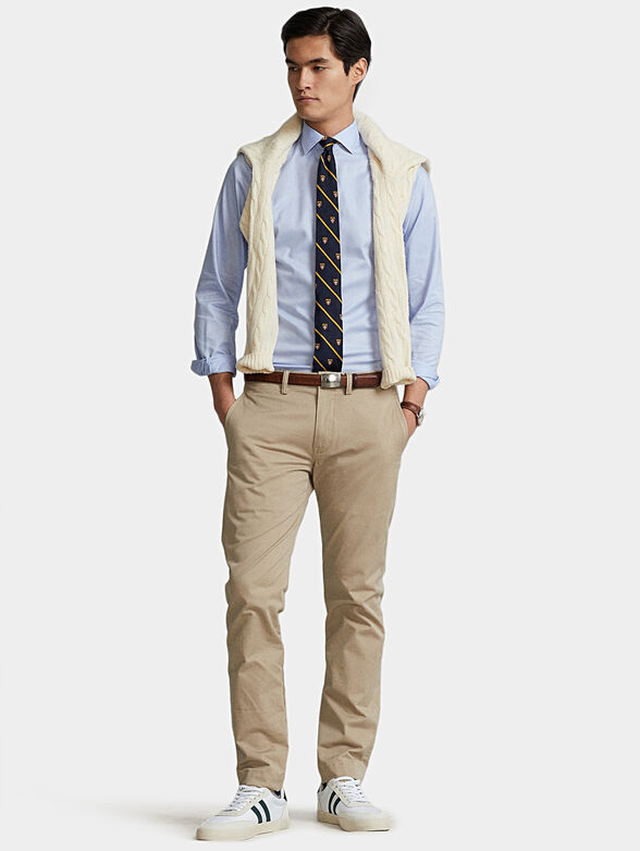 Blue cotton shirt - 2