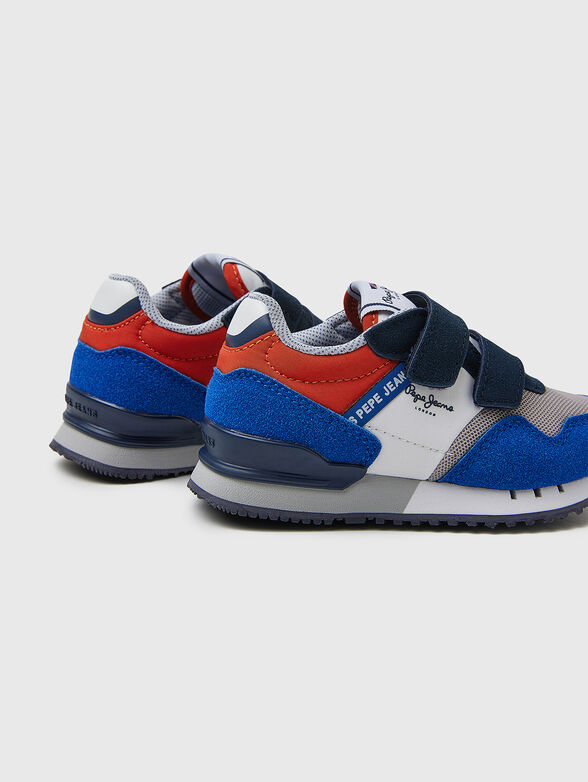 Sports shoes LONDON MAY with velcro fastening - 4