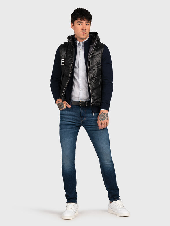 Atlas Vegan Leather Puffer Vest - Black – ToastsocietyUS