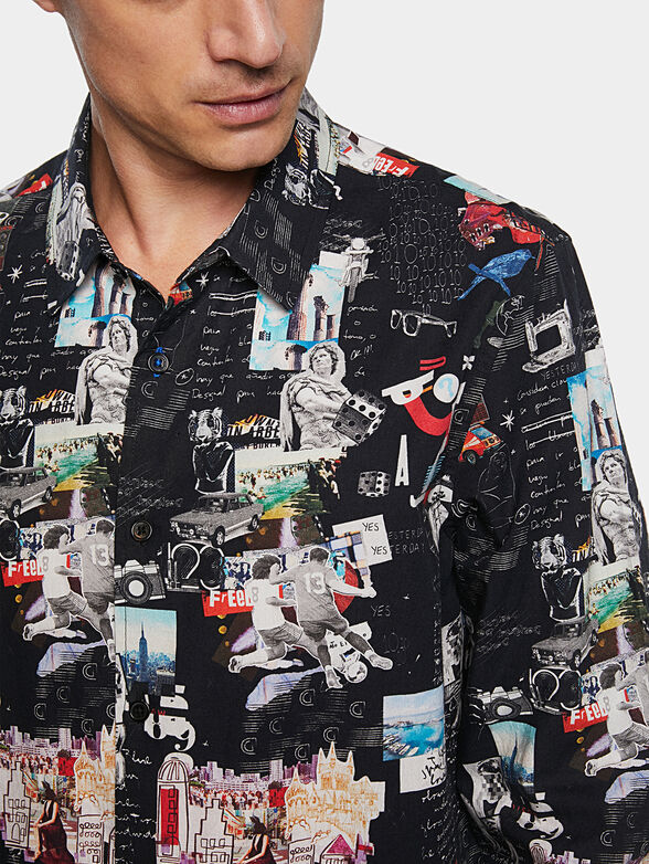 ABELARDO Shirt with art print  - 3