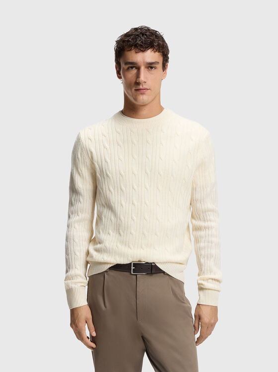 Wool and cashmere sweater - 1