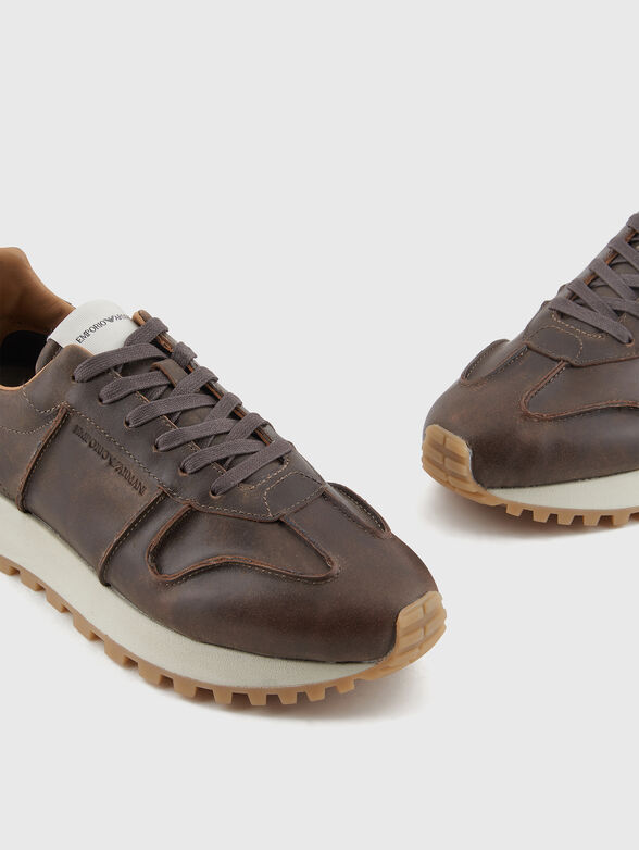 Genuine leather sneakers - 4