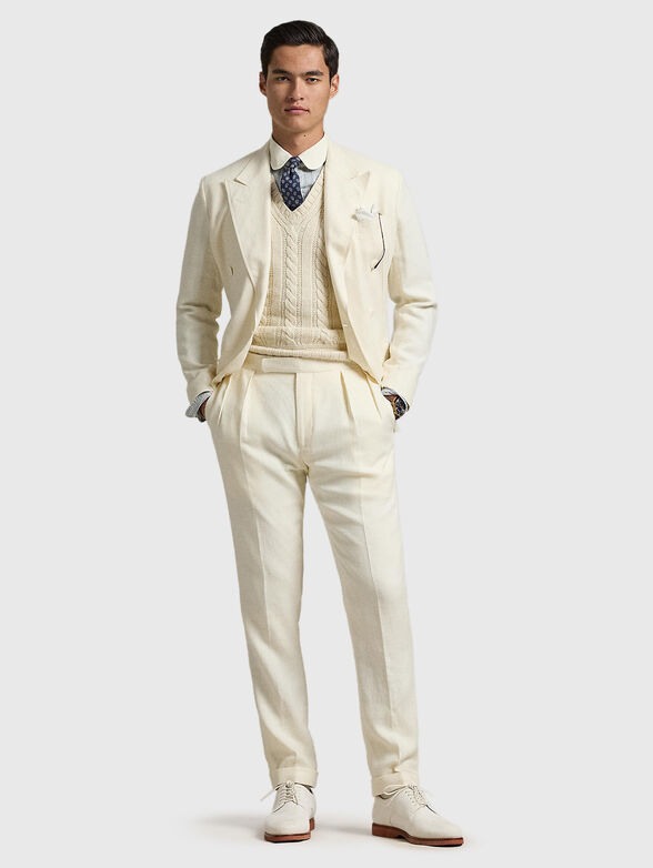 Slim blazer in silk - 2