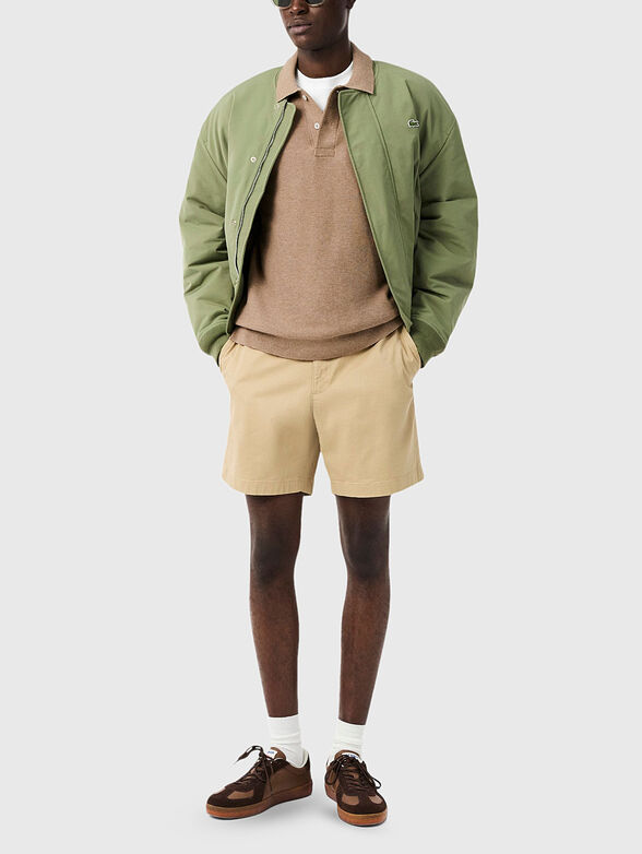 Short sleeved cotton polo shirt - 2