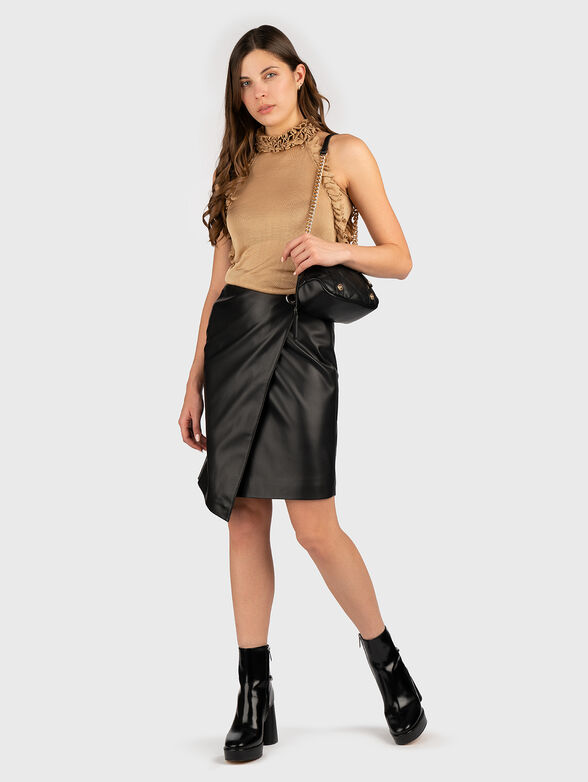 Top with sheer effect  in beige - 2