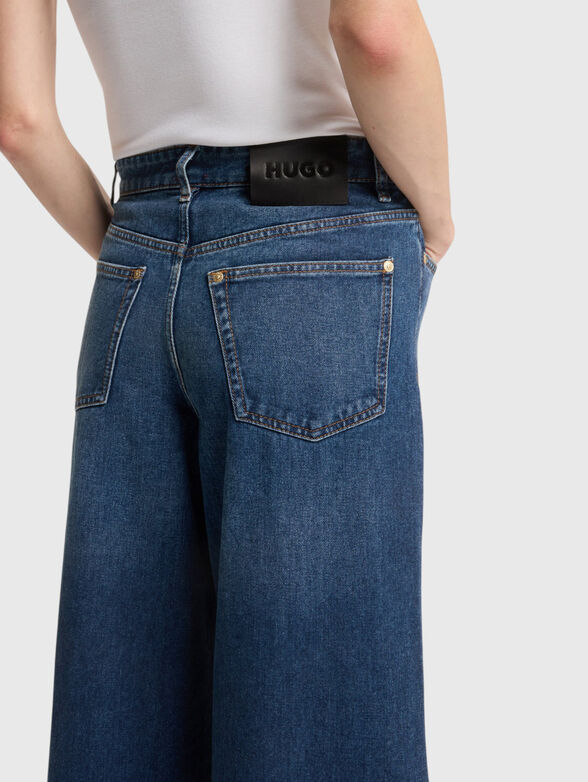 GEREDITH high waisted jeans with wide legs - 3