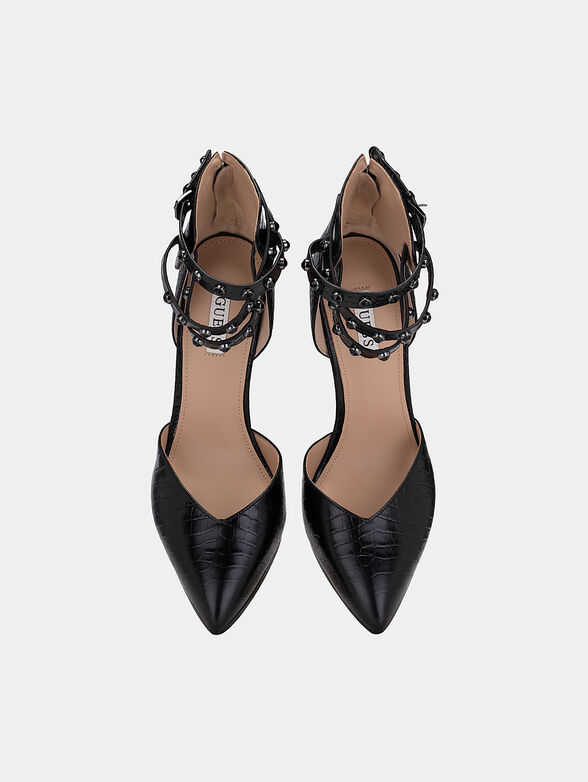 JENISE Shoes with crocodile texture - 5