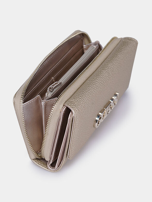 UPTOWN CHIC Wallet in gold color - 3