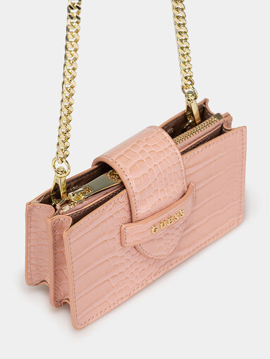 Cardholder with crocodile texture - 5