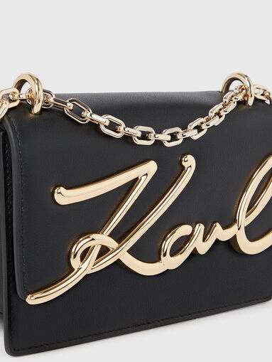 K/SIGNATURE bag in black - 4