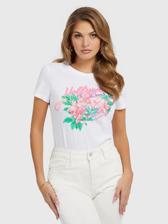 HOLLY FLOWERS white T-shirt - 1