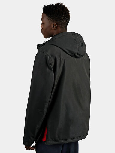 MICHIROU hooded anorak in black color - 4