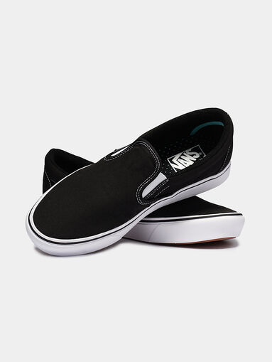 Slip-on sneakers in black color - 5