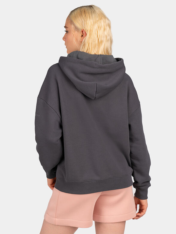 TASHA hooded sweatshirt in grey color - 2
