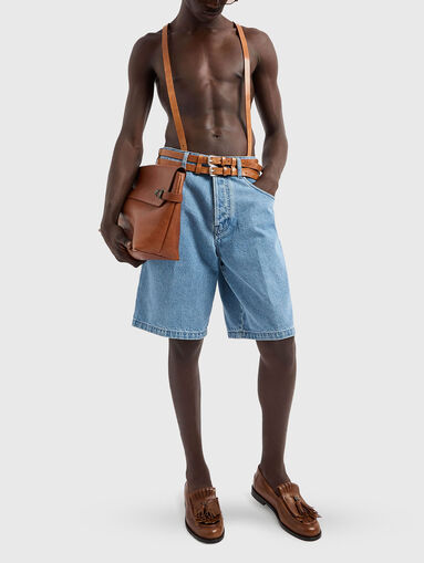 Denim shorts in blue - 5