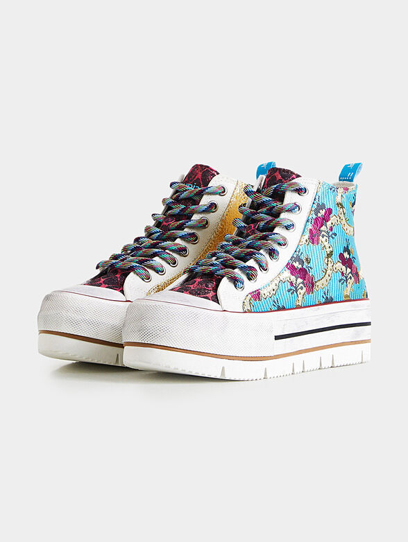 CRUSH high sneakers with multicolour print - 3