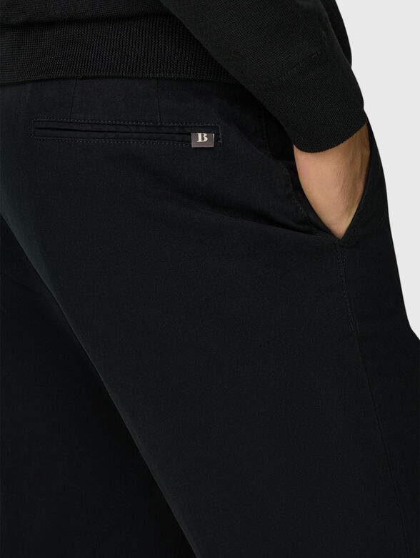 Cotton-blend trousers  - 3