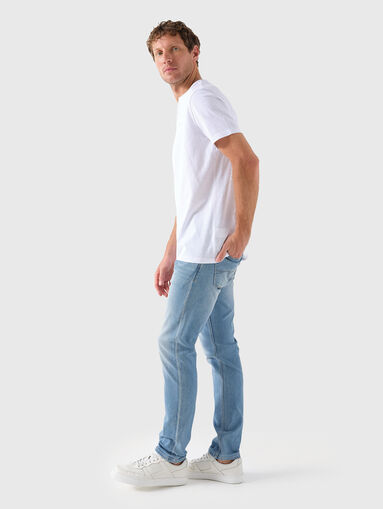 White V-neck T-shirt - 4