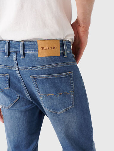 Slim jeans in blue  - 3
