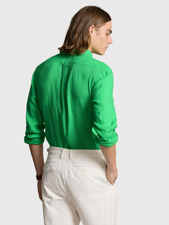 Slim fit linen shirt - 3